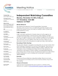 IWC Agenda Packet 20161114.Pdf (3.2