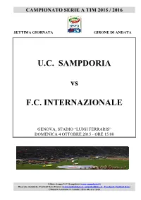 Sampdoria-Inter