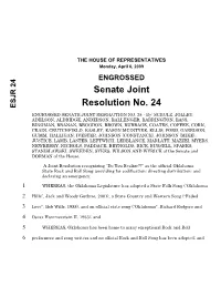 Senate Joint Resolution No. 24 ESJR 24