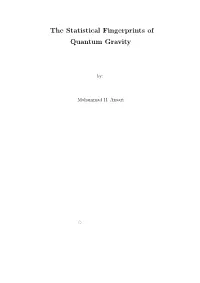 The Statistical Fingerprints of Quantum Gravity