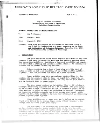 Approved for Public Release. Case 06-1104