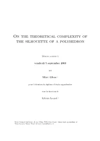 On the Theoretical Complexity of the Silhouette of a Polyhedron
