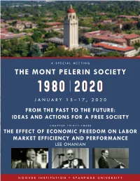 The Effect of Economic Freedom on Labor Market Efficiency and Performance Lee Ohanian