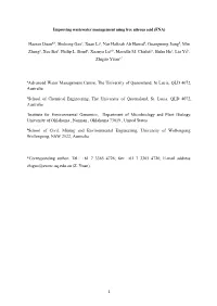 1 Improving Wastewater Management Using Free Nitrous Acid (FNA)