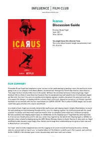 Icarus Discussion Guide