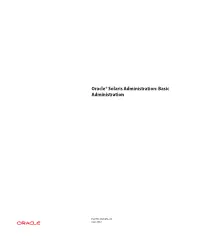 Oracle Solaris Administration Basic Administration