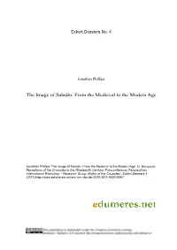 The Image of Saladin: from the Medieval to the Modern Age
