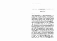 IS LINGUISTIC DETERMINISM an EMPIRICALLY TESTABLE Hyp01l{F.5IS?