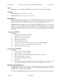 NAME SYNOPSIS DESCRIPTION Orcad Convert OPTIONS
