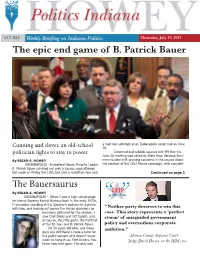 The Epic End Game of B. Patrick Bauer the Bauersaurus