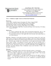 Annual Progress/Final Progress Report Format