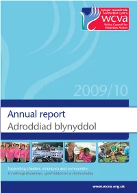 Annual Report Adroddiad Blynyddol