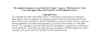Congress - 94Th Session (1)” of the Loen and Leppert Files at the Gerald R
