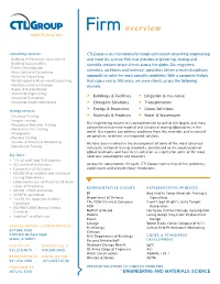Firm Overview
