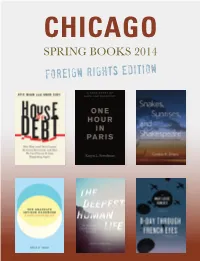 FOREIGN RIGHTS EDITION Spring 2014 Guide to Subjects