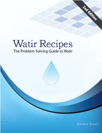 Watir Recipes the Problem Solving Guide to Watir