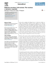 Cell Nucleus: the Nucleus