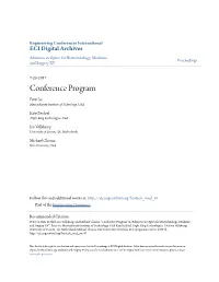 Conference Program Peter So Massachusetts Ni Stitute of Technology, USA