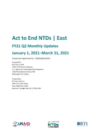 FY21 Q2 Country Updates
