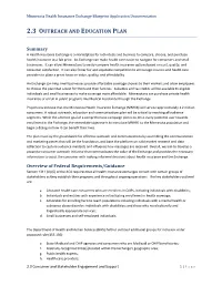 Minnesota Health Insurance Exchange Blueprint Application Documentation