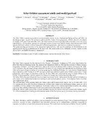 Solar Orbiter Assessment Study and Model Payload