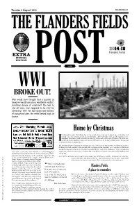 The Flanders Fields Post the Flanders Fields