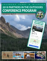 2018 Conference Program