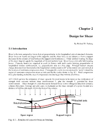 Chapter 2 Design for Shear