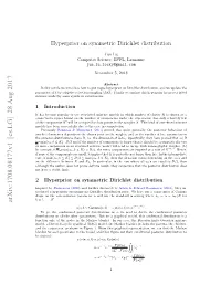 Hyperprior on Symmetric Dirichlet Distribution