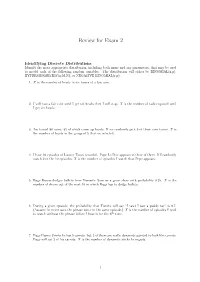 Identifying Discrete Distributions