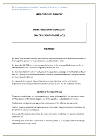 Inter-Togolese Dialogue Lome