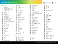 Las Vegas Channel Lineup