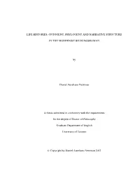 Life Histories: Ontogeny, Phylogeny and Narrative Structure