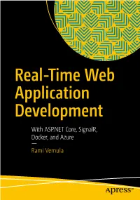 Real-Time Web Application Development Real-Time Web Development Application