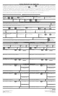 Sample Mortgage Application (PDF)
