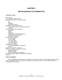 The Psychoanalytic Perspective