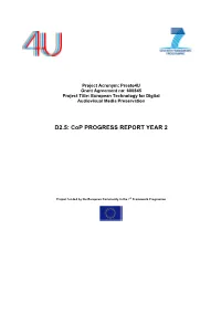 Cop PROGRESS REPORT YEAR 2