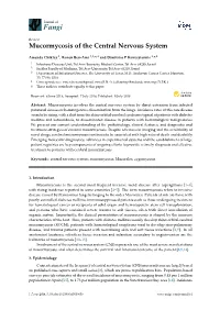 Mucormycosis of the Central Nervous System