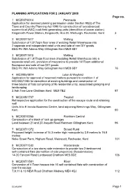 5A Planning Applications
