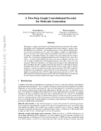 A Two-Step Graph Convolutional Decoder for Molecule Generation