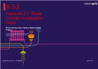 Appendix 3.2: Route Corridor Investigation Study