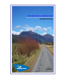 Distributed Generation