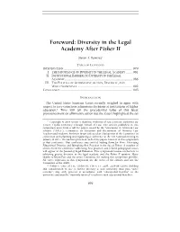 Diversity in the Legal Academy After Fisher II