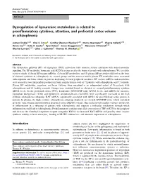 Dysregulation of Kynurenine Metabolism Is Related to Proinﬂammatory Cytokines, Attention, and Prefrontal Cortex Volume in Schizophrenia