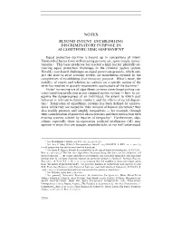 Establishing Discriminatory Purpose in Algorithmic Risk Assessment
