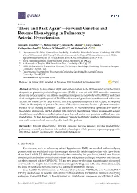 Forward Genetics and Reverse Phenotyping in Pulmonary Arterial Hypertension