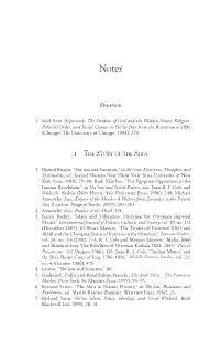 PREFACE 1 . Said Amir Arjomand, the Shadow of God and the Hidden