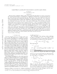 Arxiv:Astro-Ph/0601163V2 25 Apr 2006 Rpittpstuigl Using Typeset Preprint 2018 25, August Version Draft 1 2 M Aafo MP(Ent Ta.20;Seglet Spergel 2003; Al