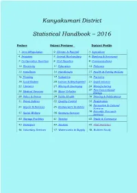 Kanyakumari District Statistical Handbook – 2016