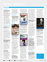 Library Additions BOOKS